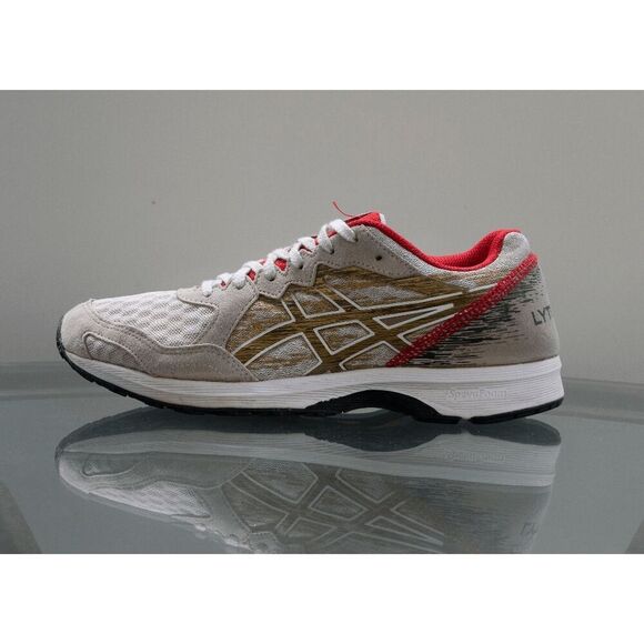 ASICS Lyteracer Tan‎ Red Gold Women's Sneaker Size 6.5 - Picture 4 of 8